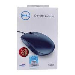 DELL Optical Wired - Mouse MS116 - Black